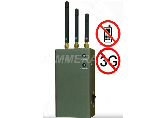 Джаммер сигнала сотового телефона 5 диапазонов портативный, 3Г/блокатор приема ГСМ/КДМА