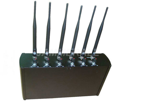 Сотовый телефон наивысшей мощности блокатора сигнала ГПС 6 антенн регулируемые и Джаммер ВиФи