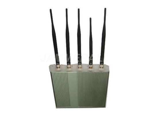 Джаммер сигнала сотового телефона 5 антенн для ДКС 3Г ГСМ КДМА с дистанционным управлением