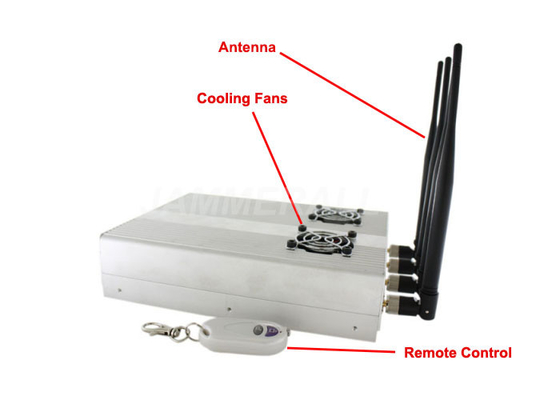 Настольный Джаммер сигнала сотового телефона, КДМА/3Г/блокатор ГСМ с 2 охлаждающими вентиляторами