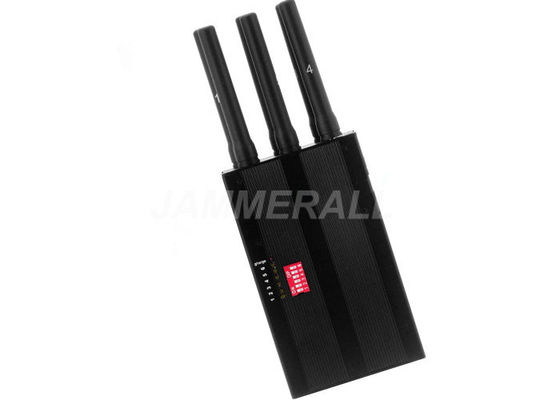 качество  Handheld 3G 4G Signal Jammer For Blocking LoJack / GPSL1 / GPSL2 / GPSL5 завод