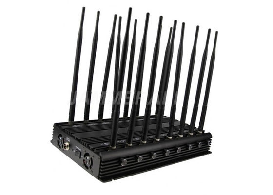 качество  16 Antennas UHF VHF Jammer , All - In - One Cell Phone Signal Blocker завод